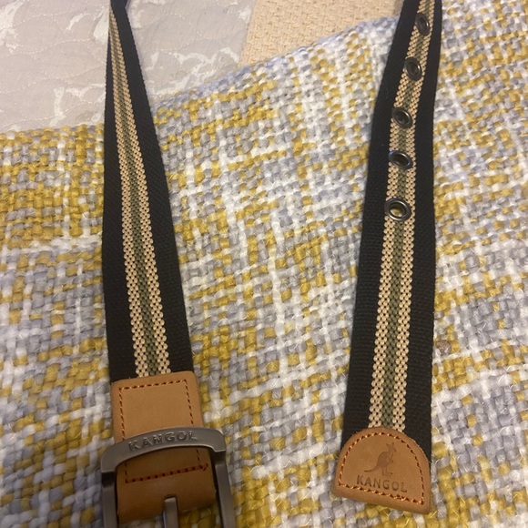 NWOT🔥Kangol Rugged Black Belt - Picture 3 of 3